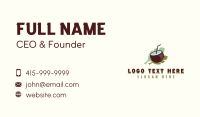 Coconut Oil Business Card example 2
