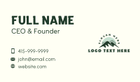 Mountain Valley Hill Business Card
