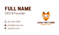 Game Controller Fox Business Card Design