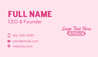 Beauty Products Business Card example 2
