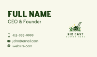 Lawn Mower Garden Business Card