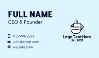 Hot Paper Cup Business Card