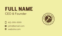 Construction Hammer Nails Business Card