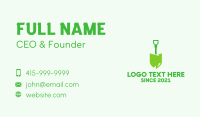 Eco Friendly Shovel  Business Card