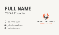 Beef BBQ Roasting Business Card