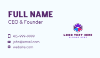 AI Software Cube Business Card