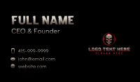 Skull Target Shooting Business Card