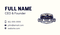 Truck Cargo Fleet Business Card