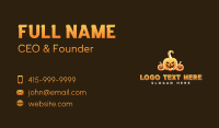 Halloween Spooky Pumpkin Business Card