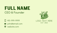Green Lawn Maintenance  Business Card