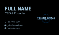 Street Style Graffiti Wordmark Business Card Image Preview