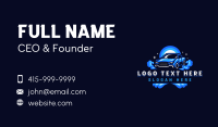 Car Detailing Polishing Business Card Design