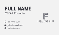 Construction Machinery Fabrication Business Card Design