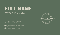 Freestyle Business Card example 1