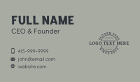 Classic Circle Enterprise  Business Card