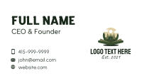 Outdoor Camping Book  Business Card Design