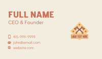 Woodworking Ax Tool Business Card