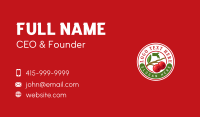 Cranberries Fruit Massachusetts Business Card Design