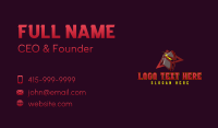 Knight Helmet Mascot Business Card Design