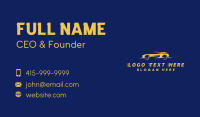 Vehicle Car Speed Business Card