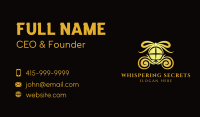 Ribbon Gift Chariot Business Card