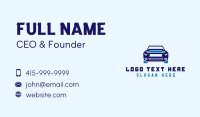 Blue Race Driver Business Card