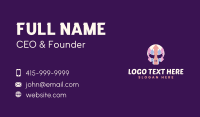 Skull Upward Arrow Business Card