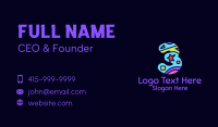 Colorful Shapes Number 3 Business Card