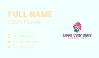 Sundae Dessert Girl Business Card Design