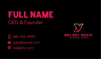 Letter Y Business Card example 4