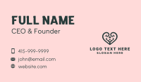 Vine Heart Tattoo Business Card