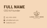 Camp Site Badge Business Card