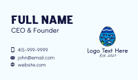 Marine Fish Egg Business Card Design