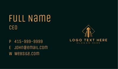 Luxury Building Structure Business Card
