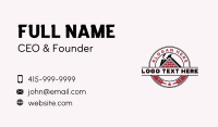 Construction Carpentry Builder Business Card