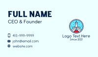 Seattle Tower Badge Business Card