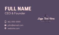 Style Business Card example 1