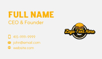 Hamburger Business Card example 4