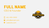 Hamburger Business Card example 4