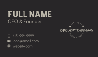 Round Graffiti Wordmark Business Card Image Preview