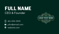 High End Art Deco Business Card
