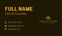 Luxury Pyramid Luxe Business Card