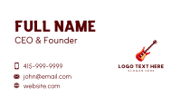 Electric Guitar Business Card