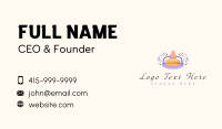 Elegant Cake Bakery Business Card