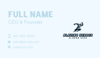 Thunder Runner Lightning Business Card Image Preview