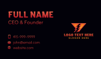 Lightning Voltage Generator Business Card