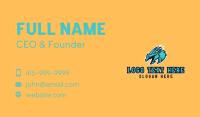 Blue Dragon Mascot Business Card Design