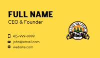 Chainsaw Woodcutting Tree Business Card