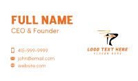 Fast Phoenix Letter P Business Card