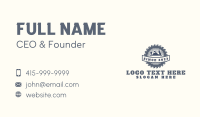 Lumberman Business Card example 1